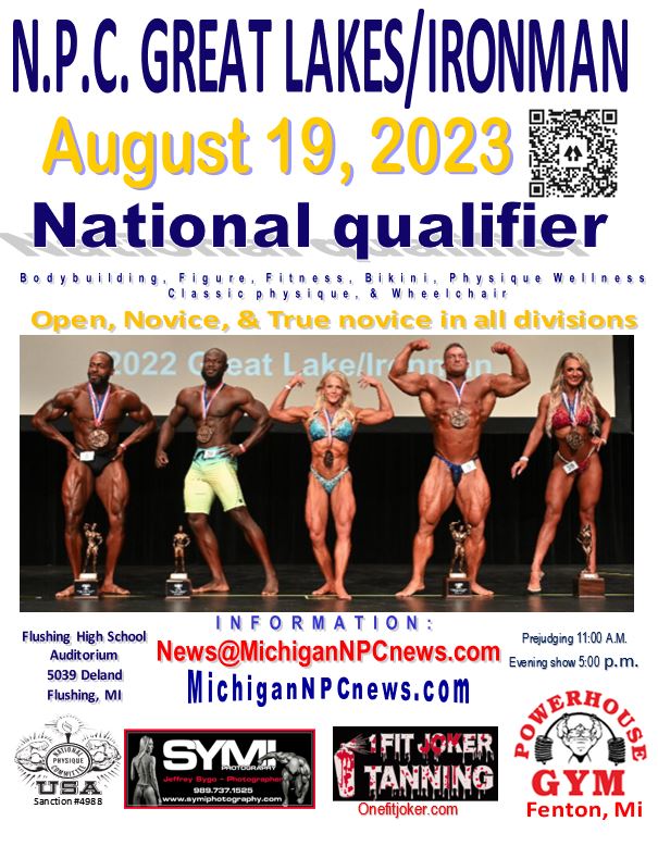 2023 NPC Great Lakes Ironman Poster