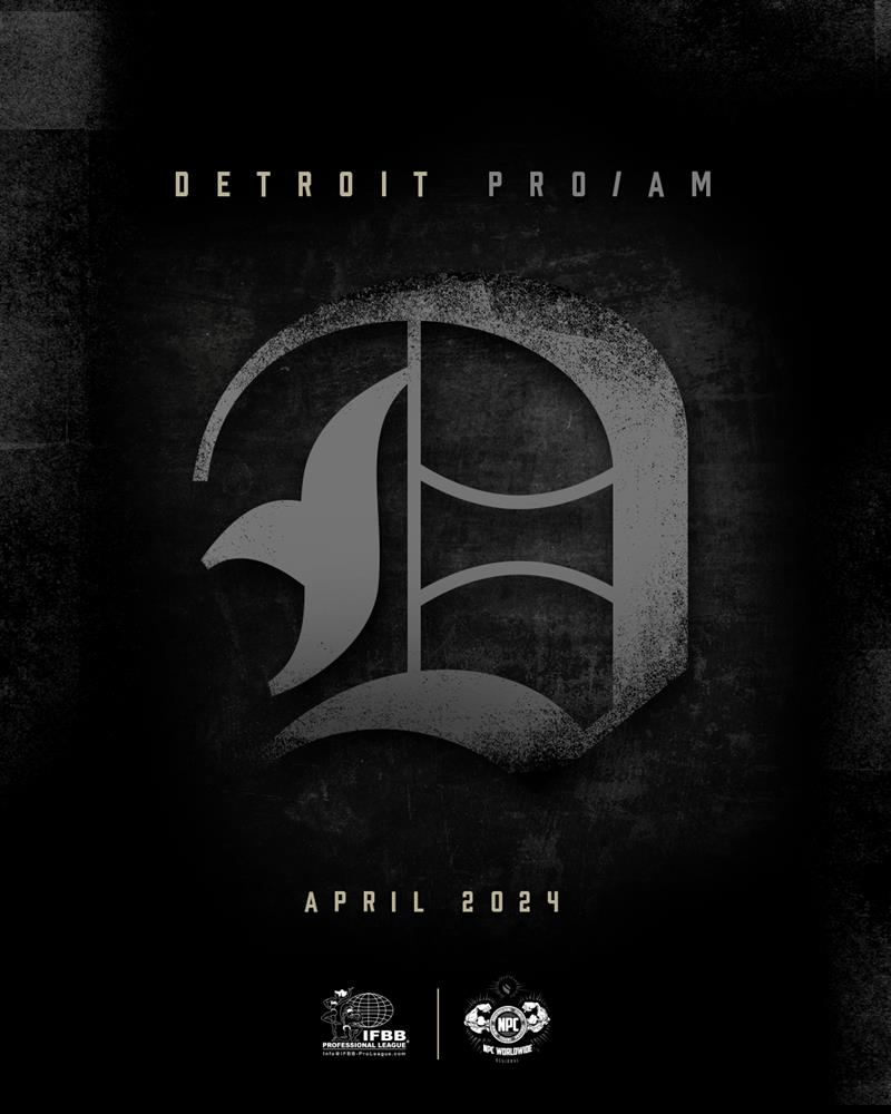 IFBB Detroit Pro/Am Poster