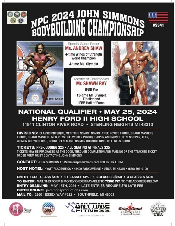 NPC John Simmons Championships Poster